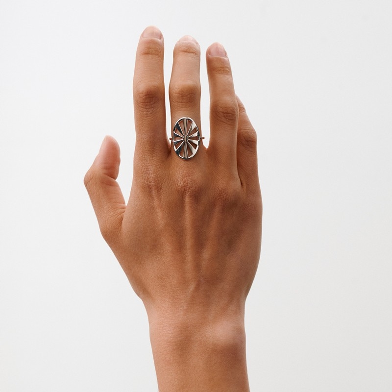 Pernille Corydon Misty Light ring i forgyldt sølv